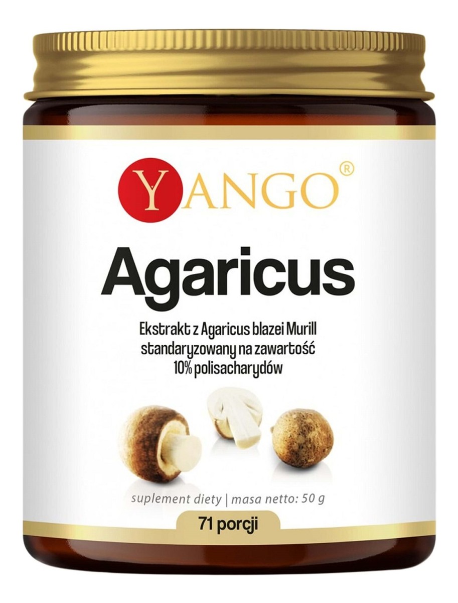 Agaricus ekstrakt 10% polisacharydów suplement diety