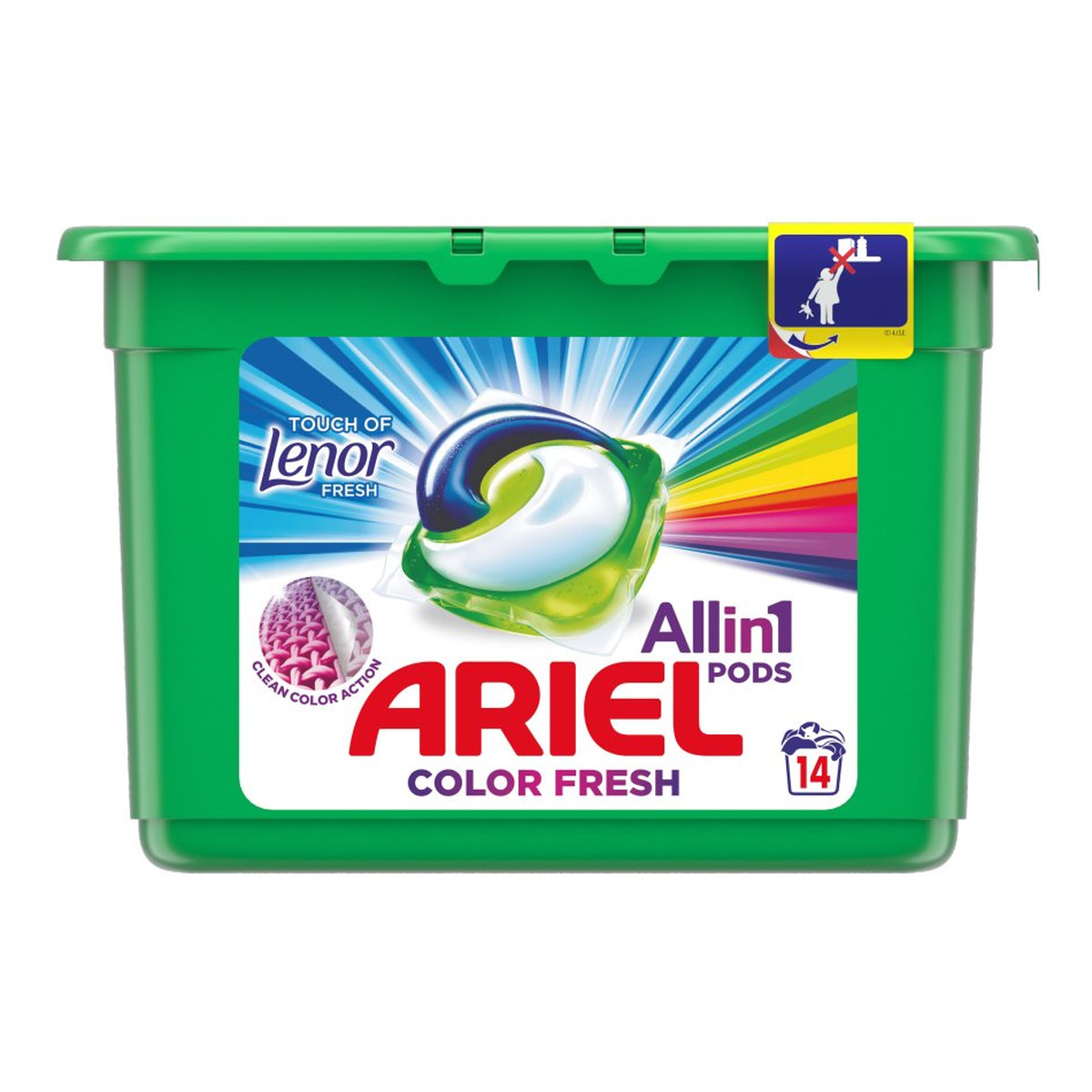 Ariel Allin1 Fresh Color Kapsułki do prania 14 prań