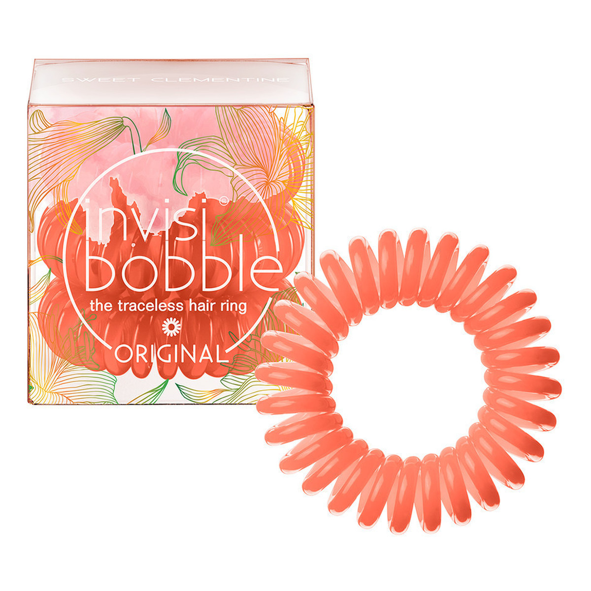 Invisibobble Original Sweet Clementine gumka do włosów, łososiowa 3 szt.