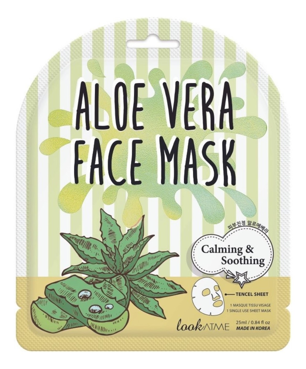 Aloe vera face mask łagodząca maska w płachcie