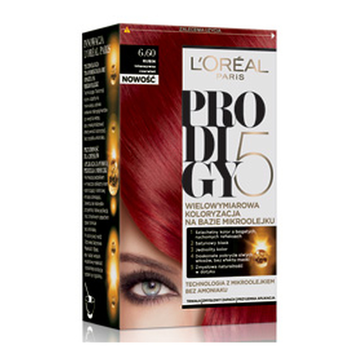 Loreal Prodigy5 Farba Do Włosów Bez Amoniaku