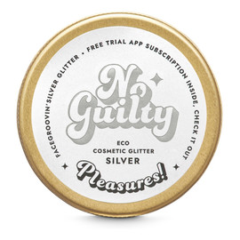 Bio Brokat do zdobienia ciała i twarzy - Silver