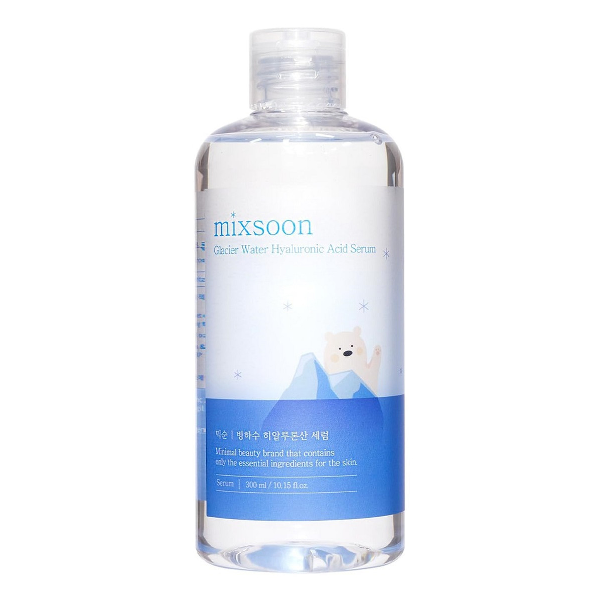 Mixsoon Glacier water hyaluronic acid serum wielofunkcyjny tonik do twarzy z kwasem hialuronowym 300ml