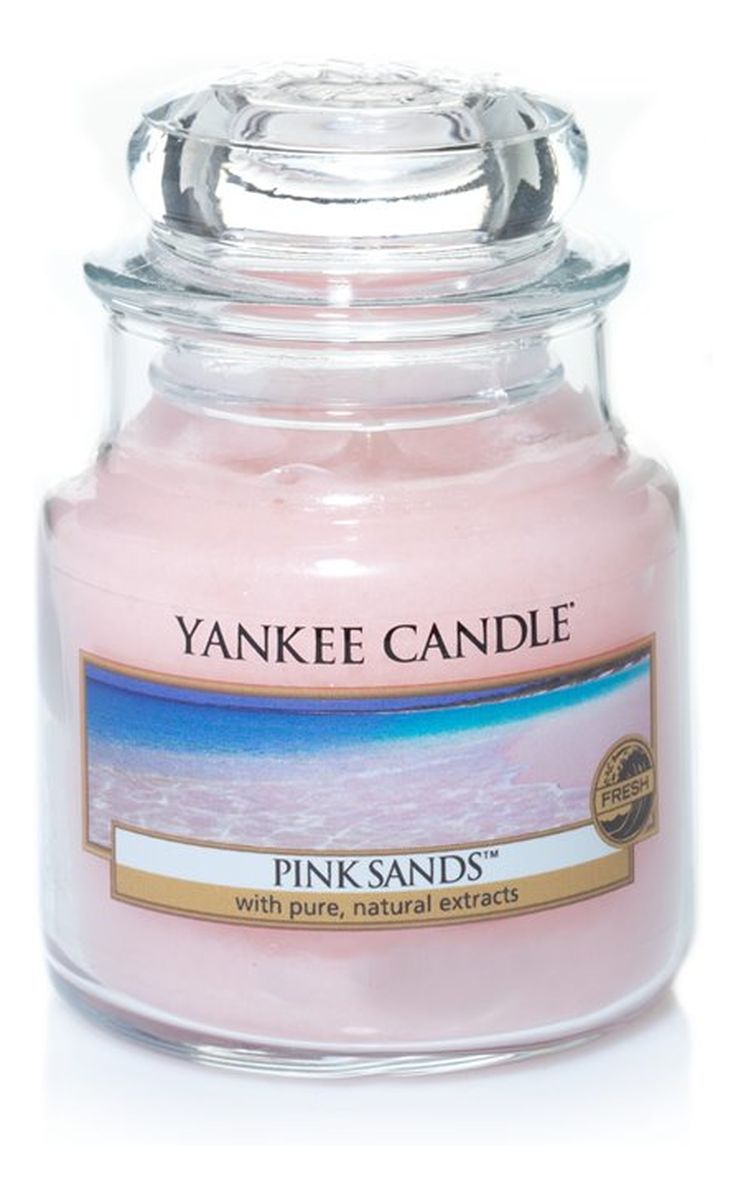 mała świeczka zapachowa Pink Sands