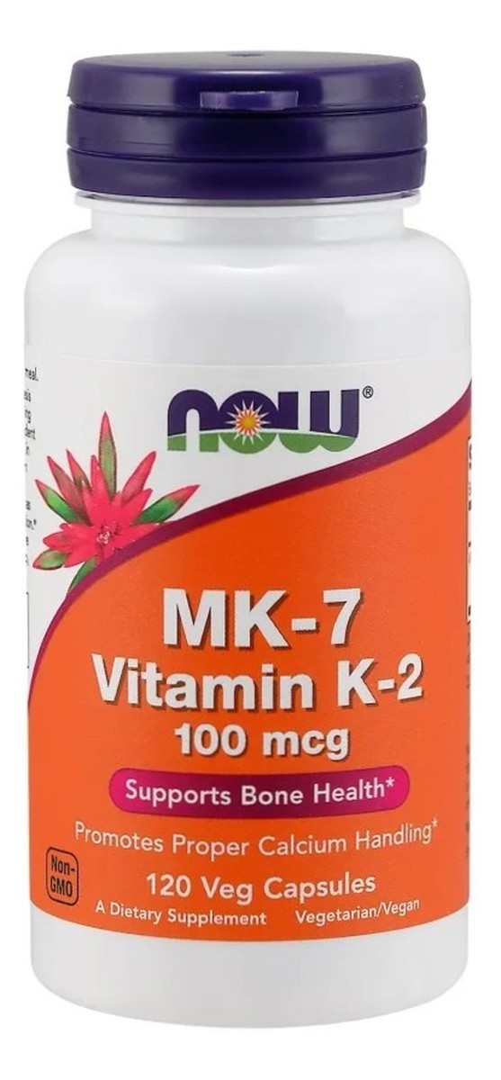 Now_vitamin k-2 mk-7 witamina k2 mk-7 100mcg 120 kapsułek