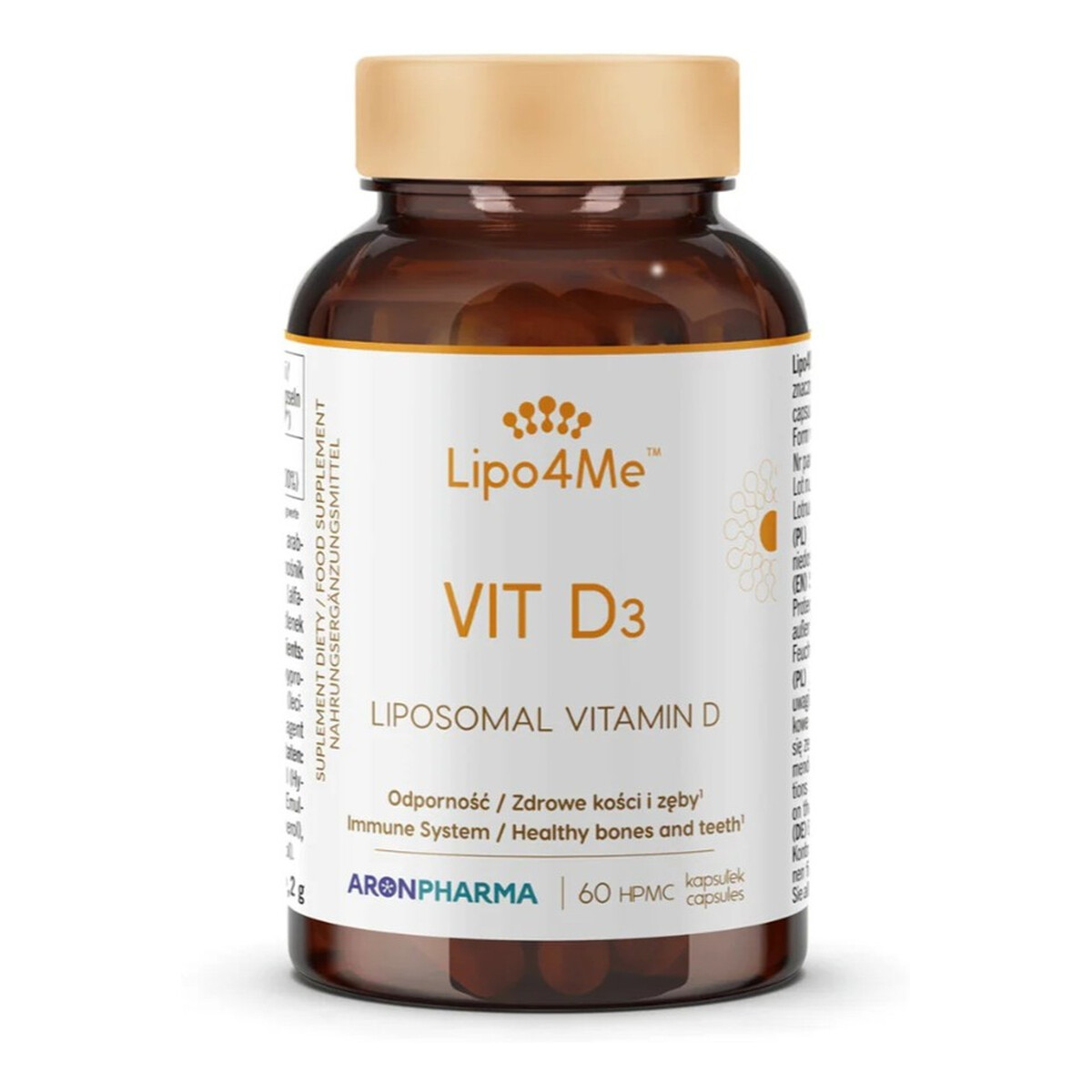 AronPharma Lipo4me vit. d liposomalna witamina d suplement diety 60 kapsułek