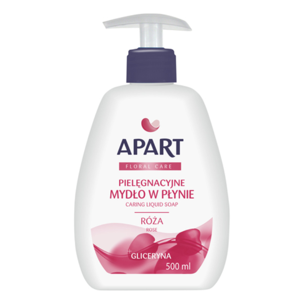 Apart Natural Floral Care Pielęgnacyjne mydło w płynie Róża + Gliceryna 500ml