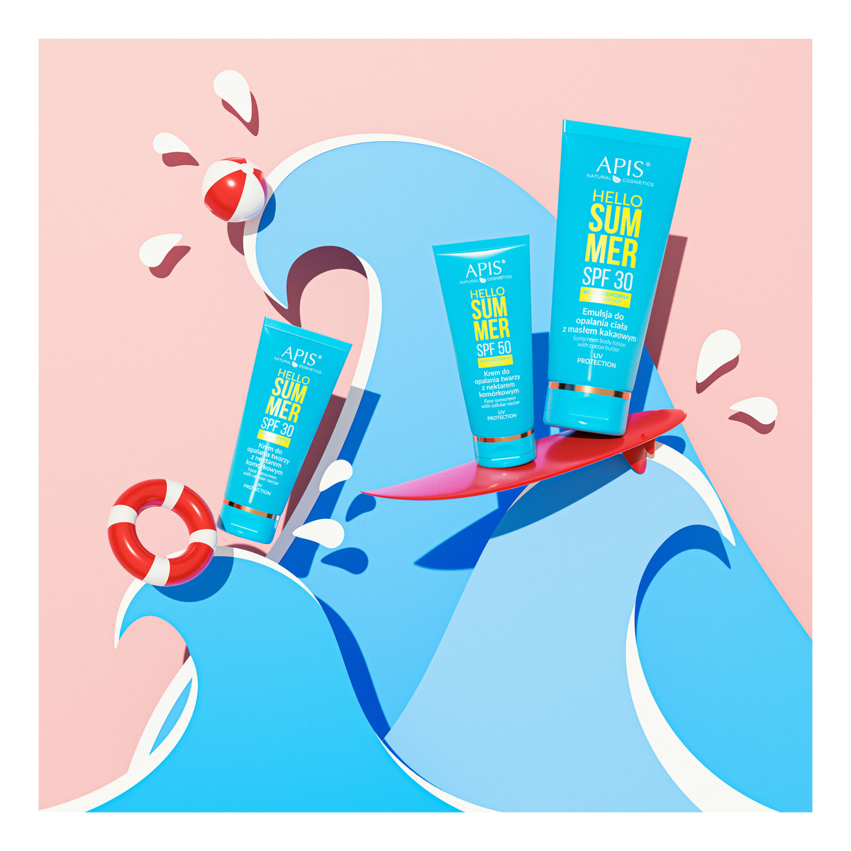 Emulsja do opalania ciała z masłem kakaowym spf30 wodoodporna