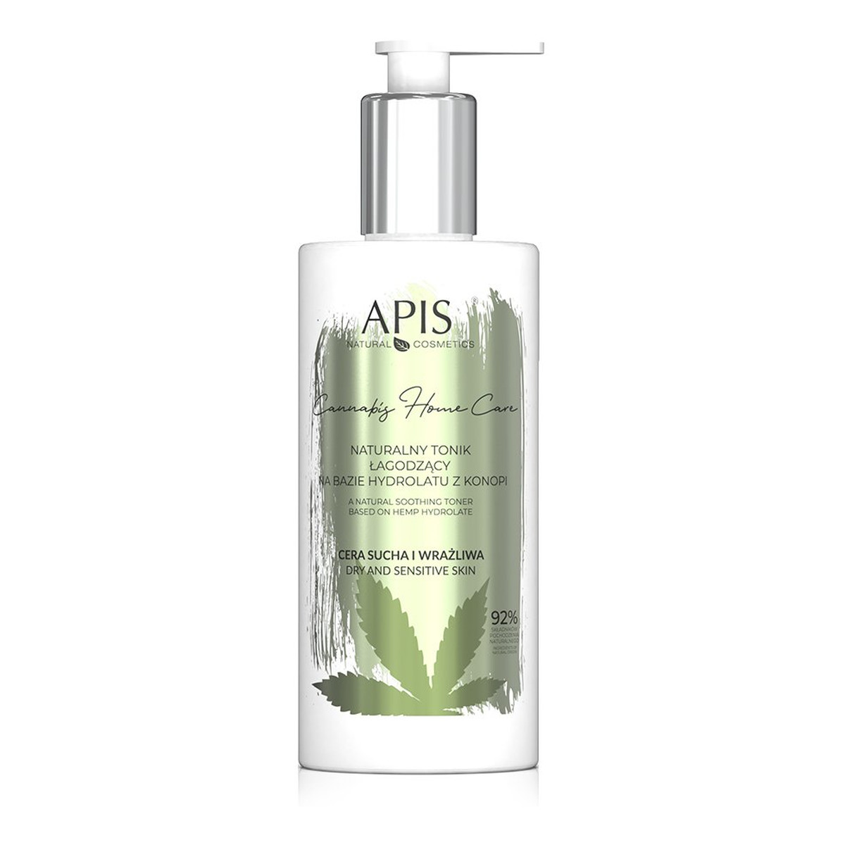 Apis Cannabis Home Care Naturalny tonik łagodzący na bazie hydrolatu z konopi 300ml