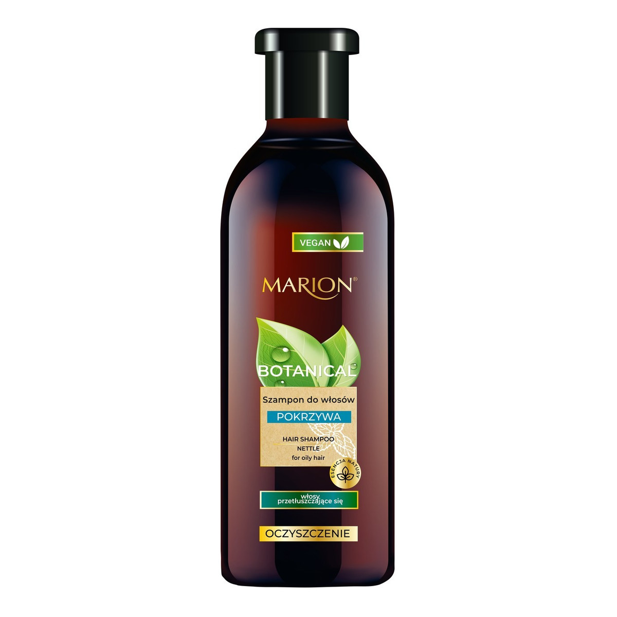 Marion Botanical Vegan Szampon do włosów Pokrzywa 400ml