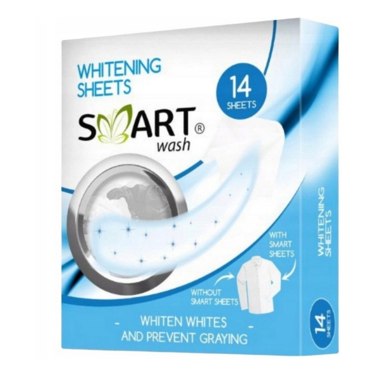 Smart Wash Chusteczki do prania wybielające 14 szt.