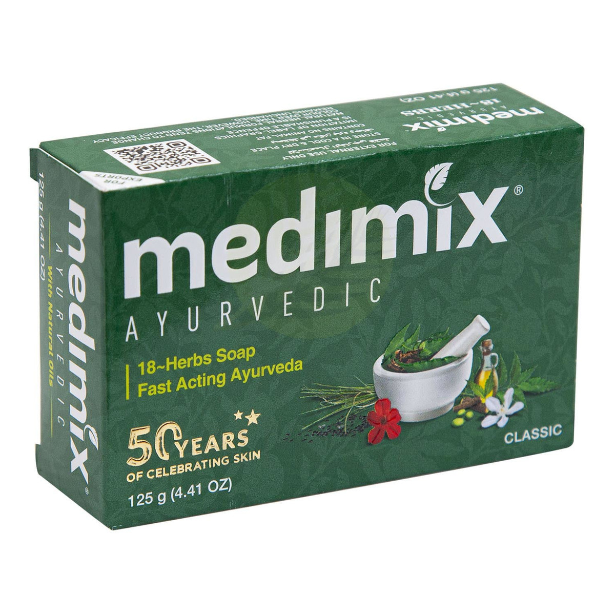 Medimix Ayurvedic Mydełko 18 ziół do codziennej pielęgnacji skóry wrażliwej 125g