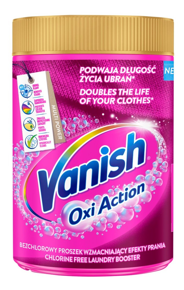 Oxi action odplamiacz do tkanin w proszku