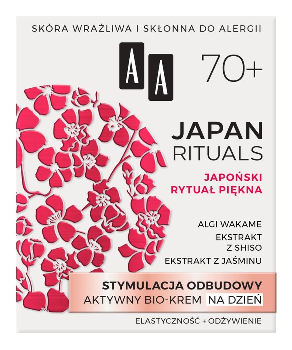 70+ stymulacja odbudowy aktywny bio-krem na dzień