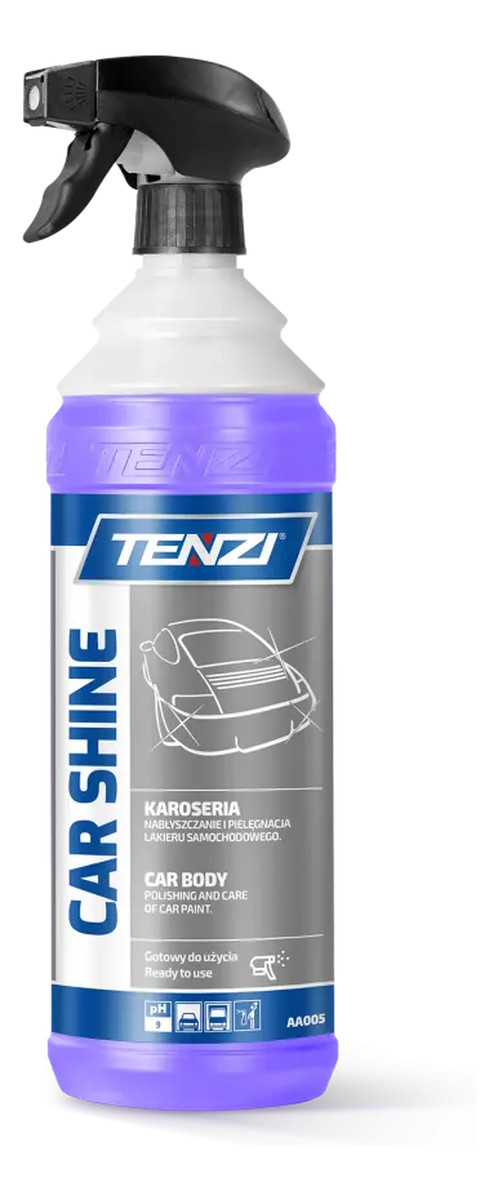 Spray do nabłyszczania, osuszania i odkurzania lakieru samochodowego