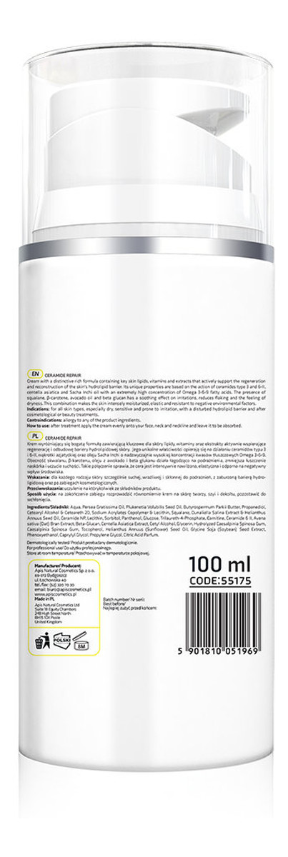 regenerujący Krem z ceramidami i kwasami omega