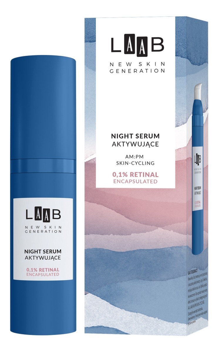 Laab am:pm night serum aktywujące 0.1% retinal encapsulated