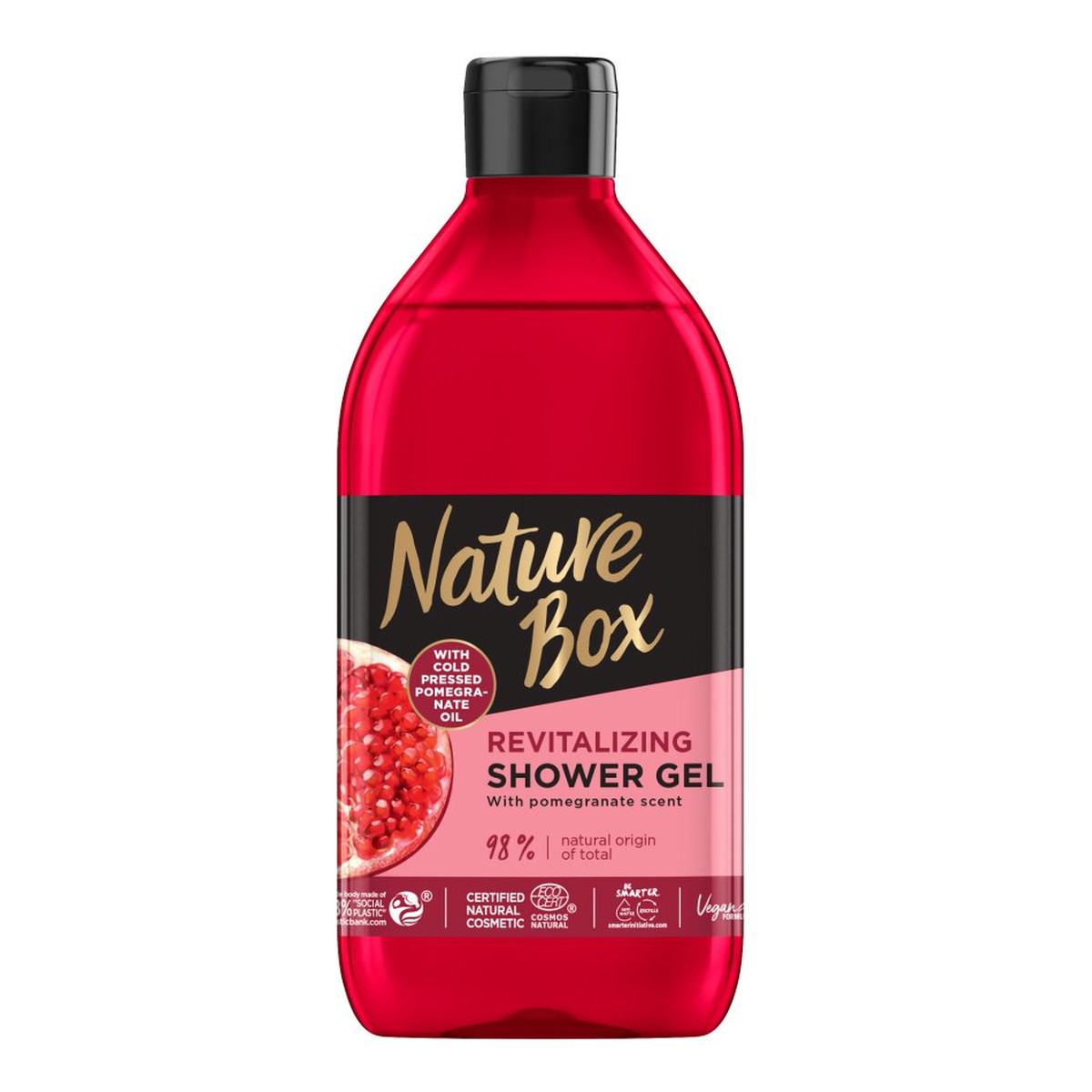 Nature Box Shower Gel Żel pod prysznic pomegranate oil 385ml