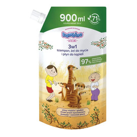 Szampon żel do mycia i płyn 3w1 refill Surykatki