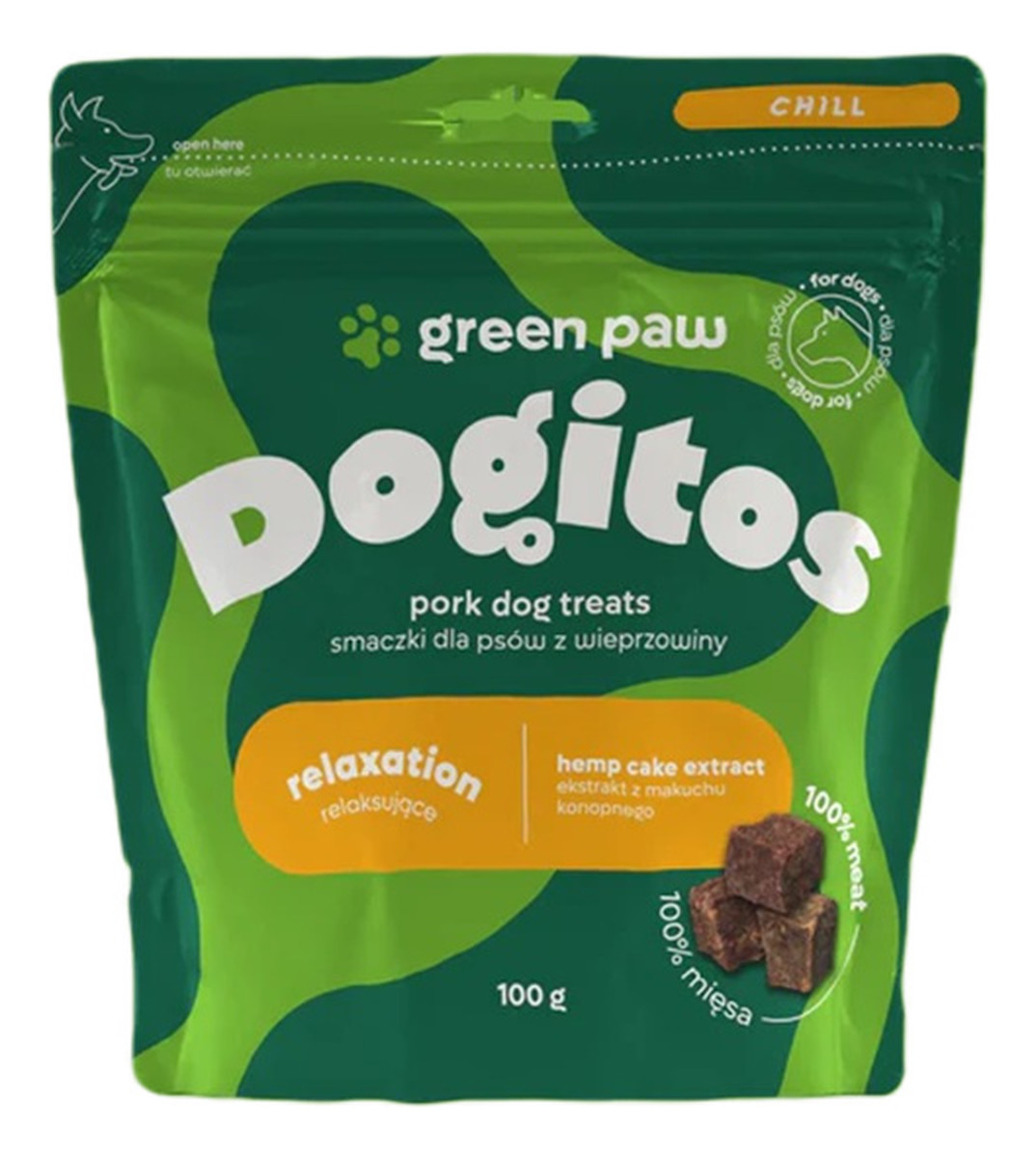 Dogitos Relaxation smaczki relaksujące Wieprzowina
