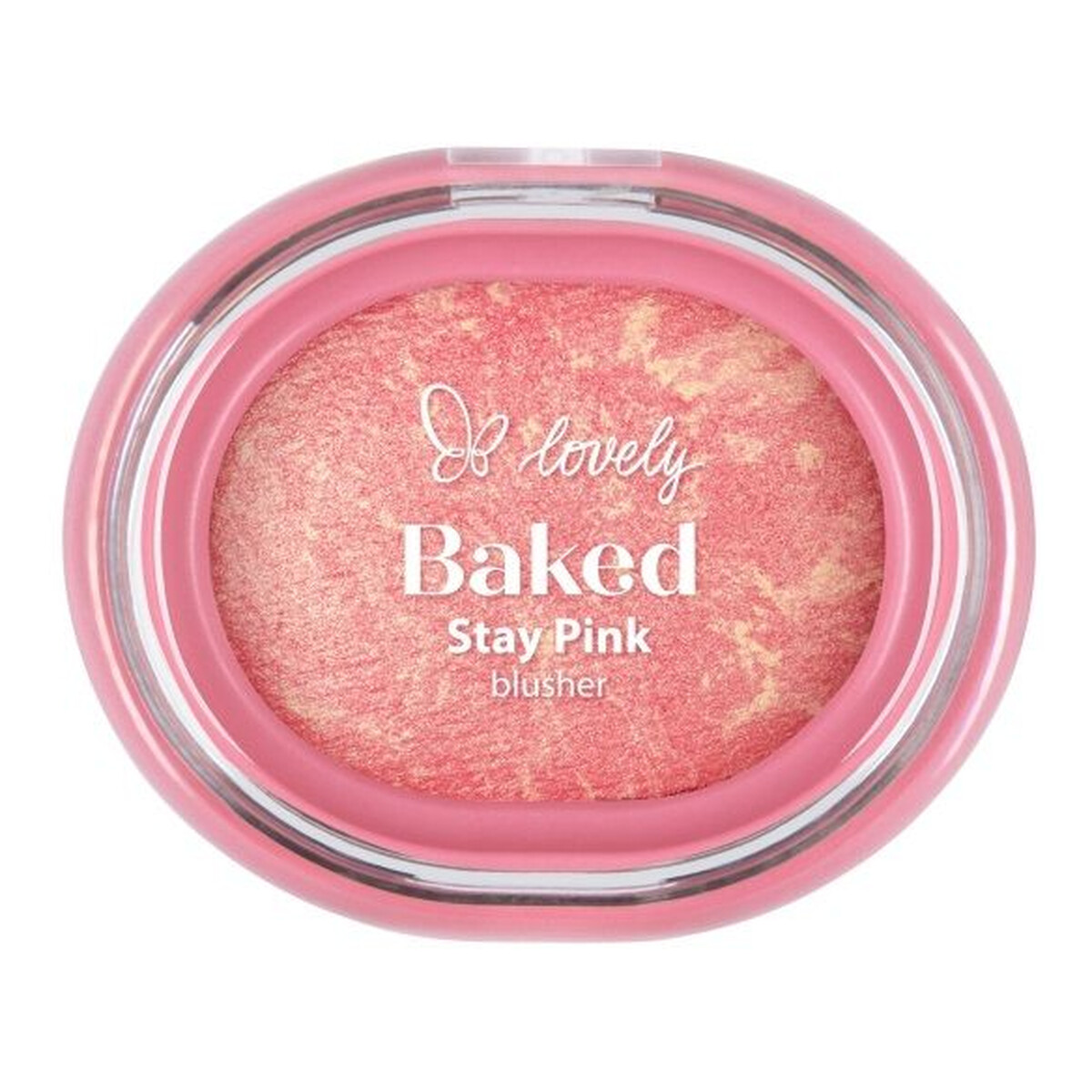 Lovely Stay Pink Baked Blusher róż do policzków 3.5g