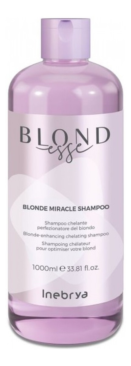Blondesse blonde miracle shampoo odżywczy szampon do włosów blond
