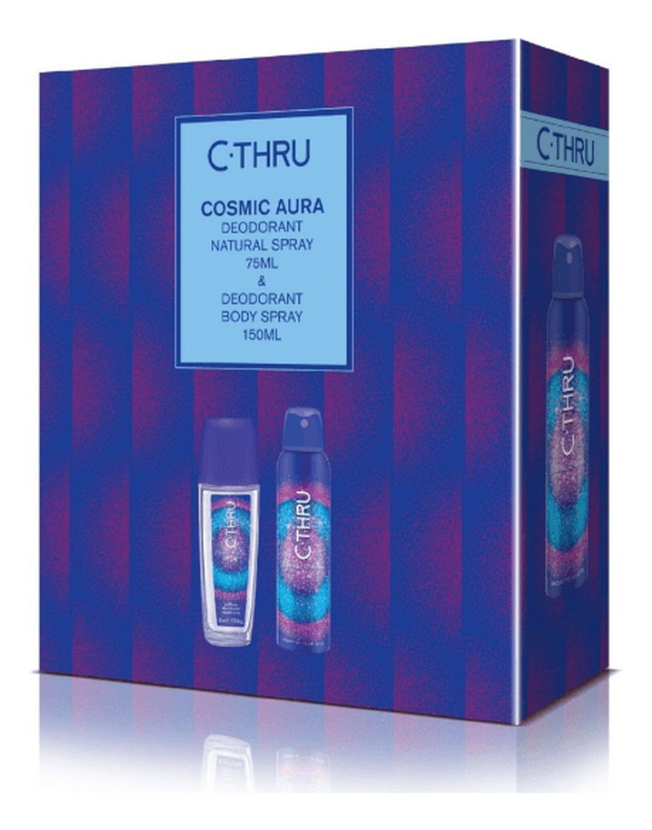Zestaw prezentowy Cosmic Aura (Dezodorant 150 ml + Dezodorant 75ml)