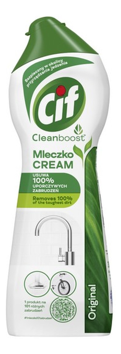 mleczko z mikrokryształkami do czyszczenia powierzchni