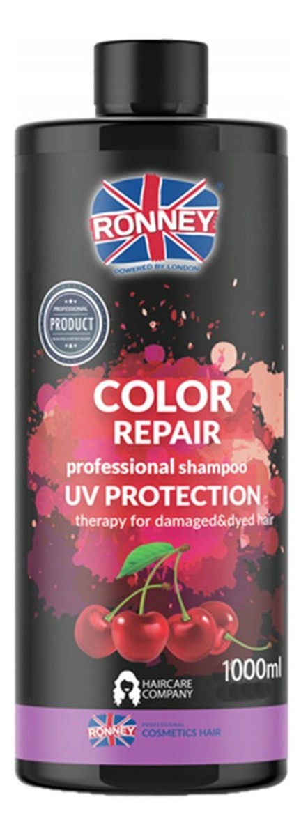 Color repair professional shampoo uv protection szampon chroniący kolor z ekstraktem z wiśni