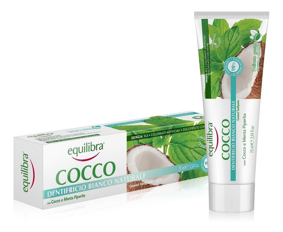 Cocco toothpaste kokosowa pasta do zębów naturalna biel