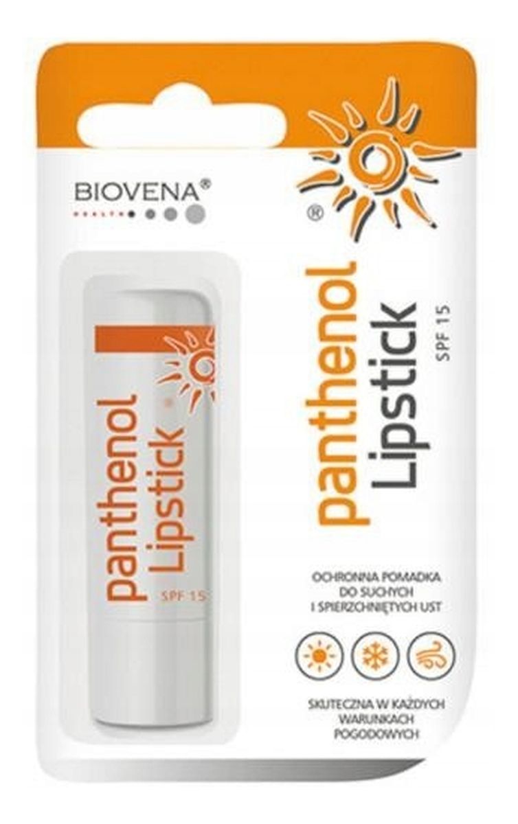 Ochronna pomadka z panthenolem do spierzchniętych ust SPF15