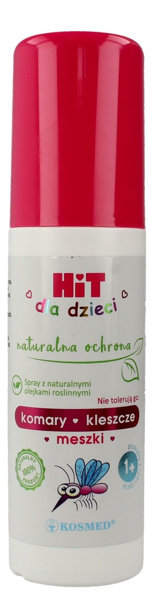 Spray odstraszający na komary, kleszcze i meszki dla dzieci