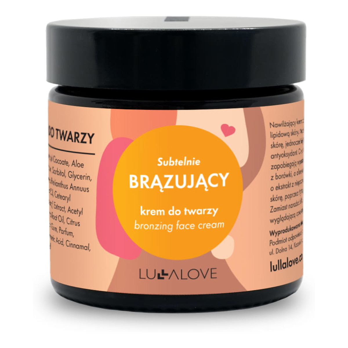 Lullalove Hello Beauty Subtelnie brązujący krem do twarzy 60ml