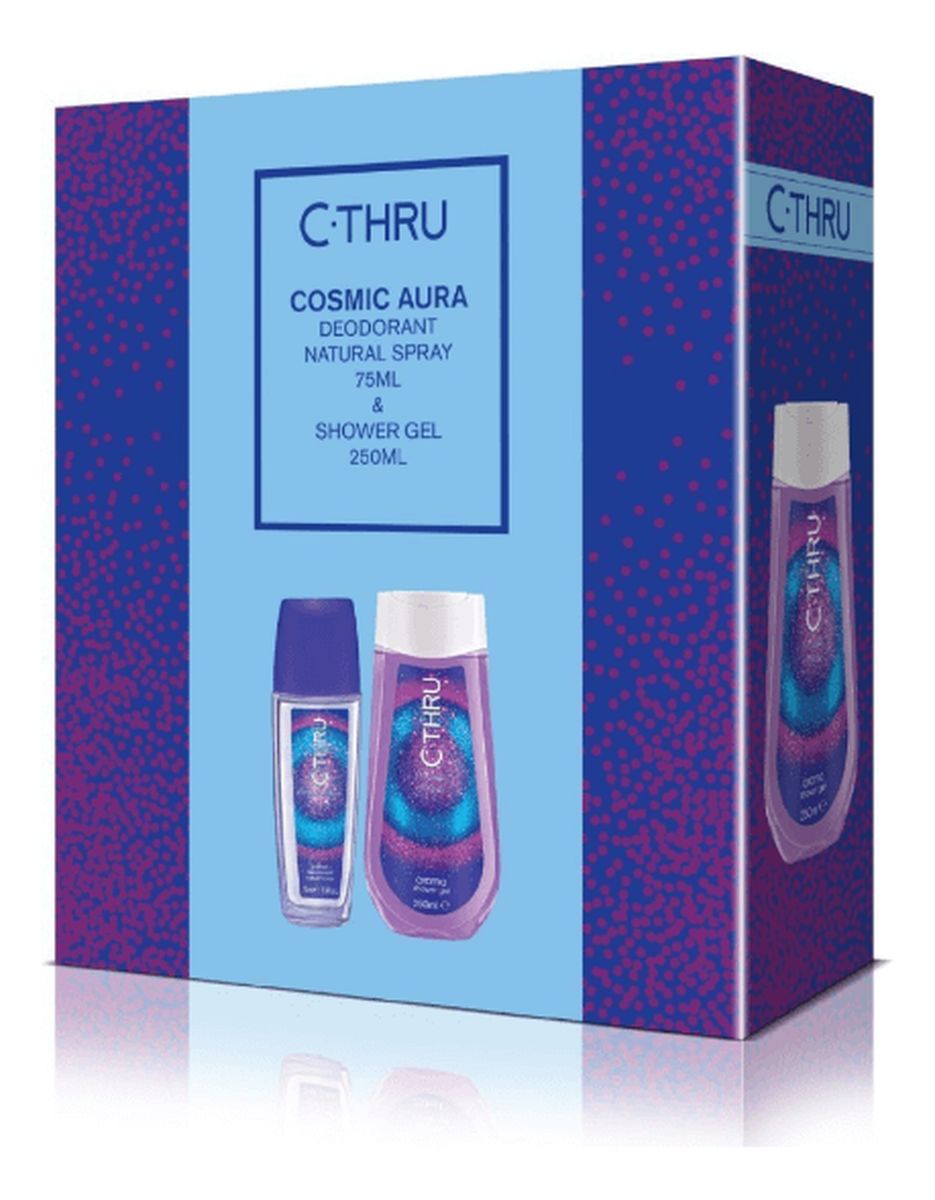 Zestaw prezentowy Cosmic Aura (Żel pod prysznic 250 ml + Dezodorant 75ml)