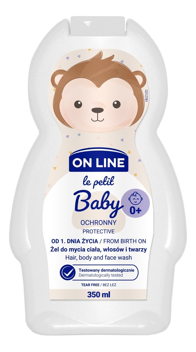 Baby Ochronny Żel 3w1 do mycia twarzy,ciała i włosów-od 1 dnia życia