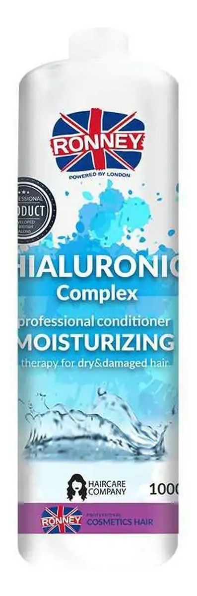 Hialuronic complex professional conditioner moisturizing nawilżająca odżywka do włosów suchych i zniszczonych