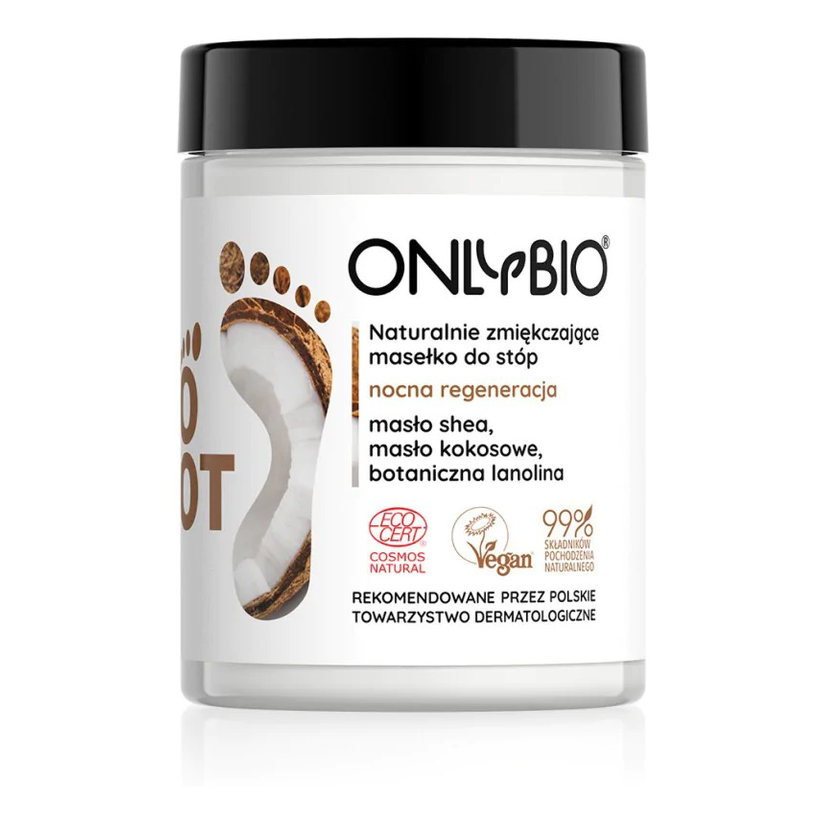 OnlyBio Foot Naturalnie zmiękczające masełko do stóp 90ml