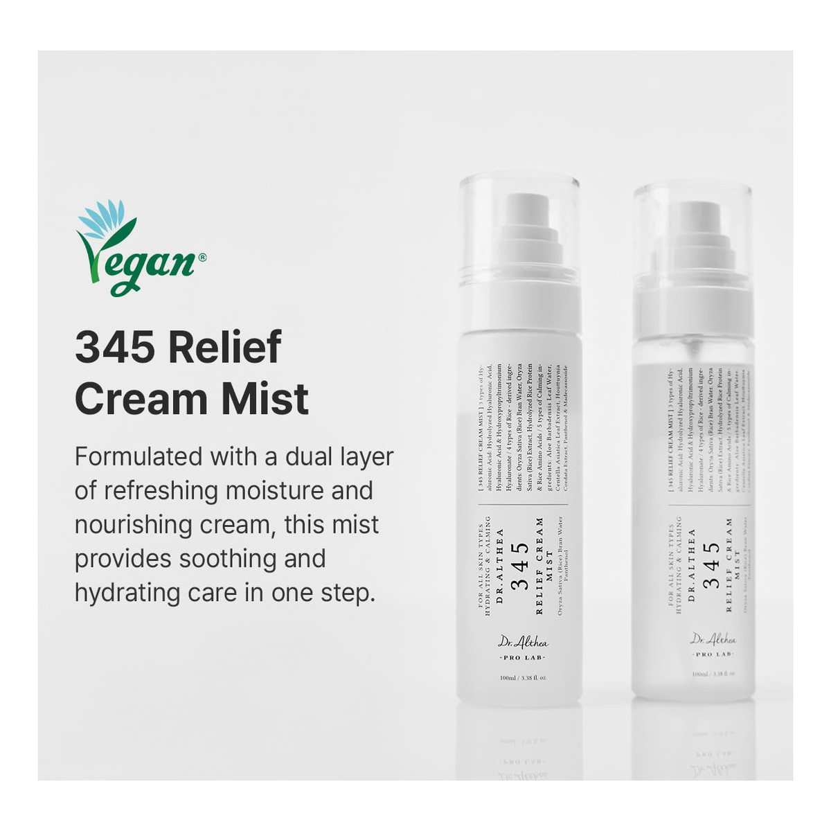 Dr. Althea 345 Relief Cream Mist Nawilżająca Mgiełka Do Twarzy 60ml