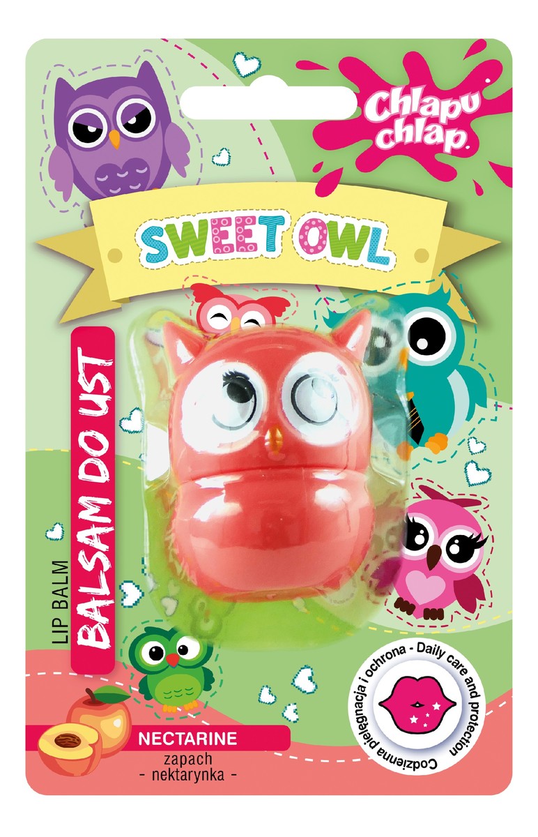 Balsam do ust sweet owl (sowa)-nektarynka 1szt