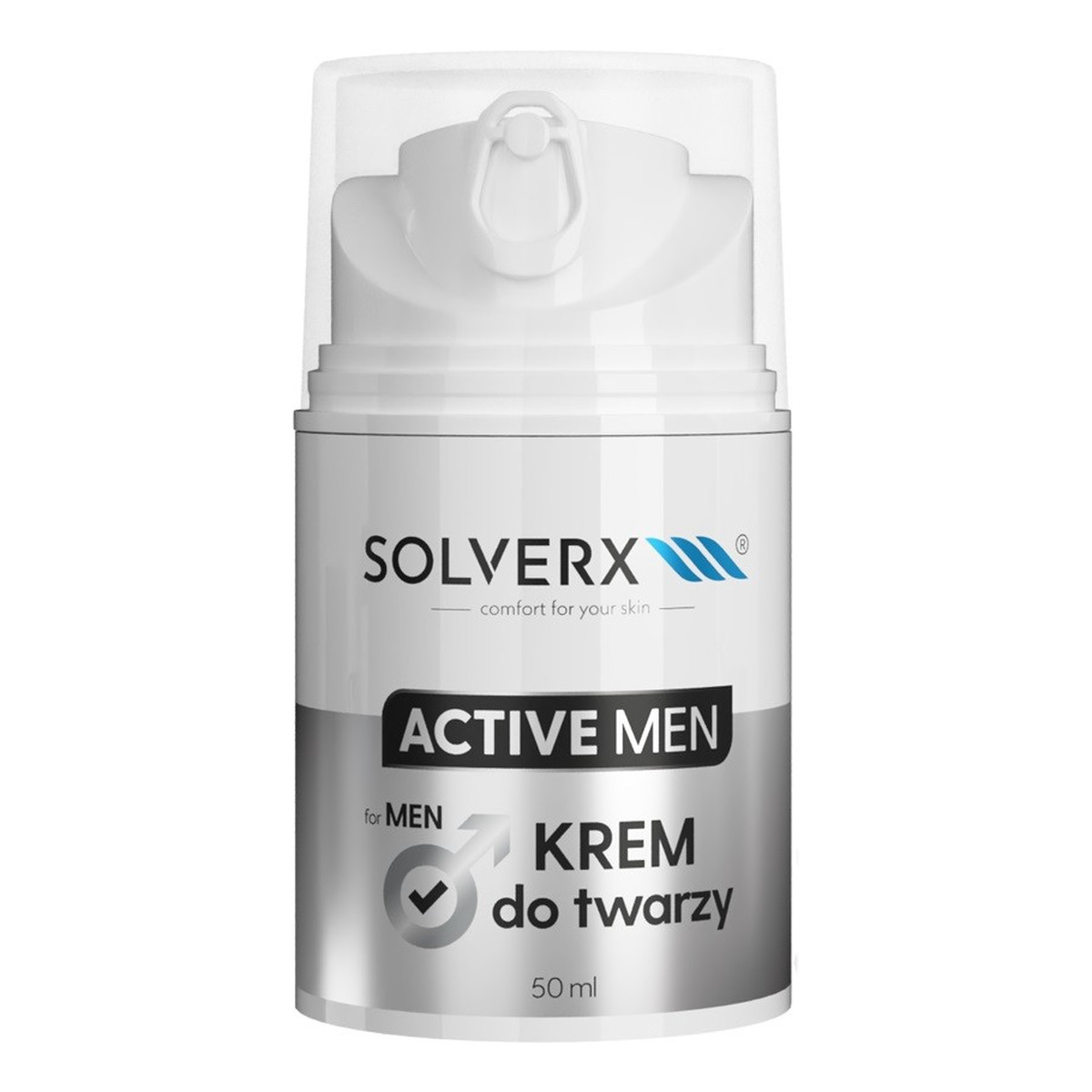 Solverx Active Men Krem do twarzy 50ml