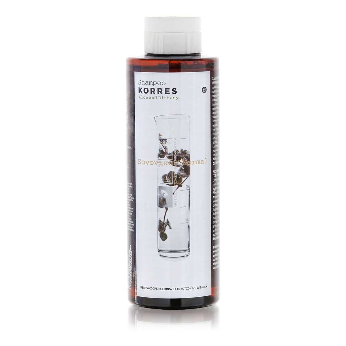 Korres Shampoo for normal hair with aloe and dittany szampon z aloesem i wyciągiem z lebiodki do włosów normalnych 250ml