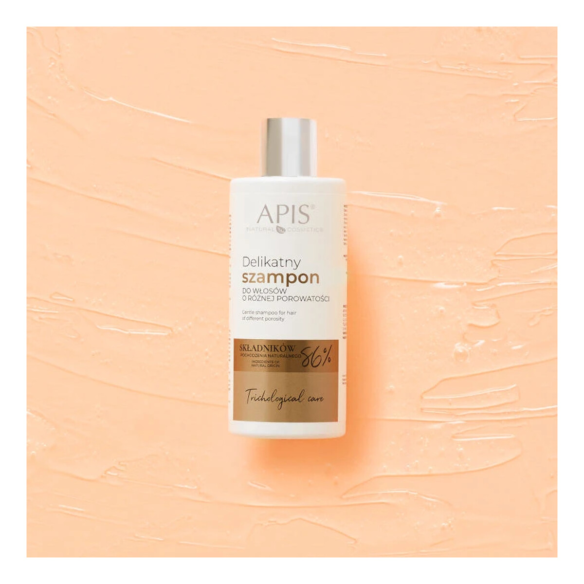 Apis Trichological Care delikatny szampon do włosów o różnej porowatości 300ml