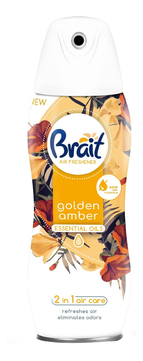 Brait 2in1 air care suchy odświeżacz powietrza golden amber (essential oils)