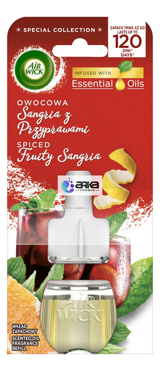 Wkład do Elektrycznego Odświeżacza Powietrza Owocowa Sangria i Korzenne Przyprawy