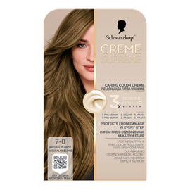Creme supreme farba do włosów odcień 7-0 natural dark blonde