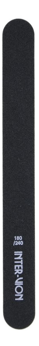 PILNIK DO PAZNOKCI PROSTY CZARNY 180/240 499948