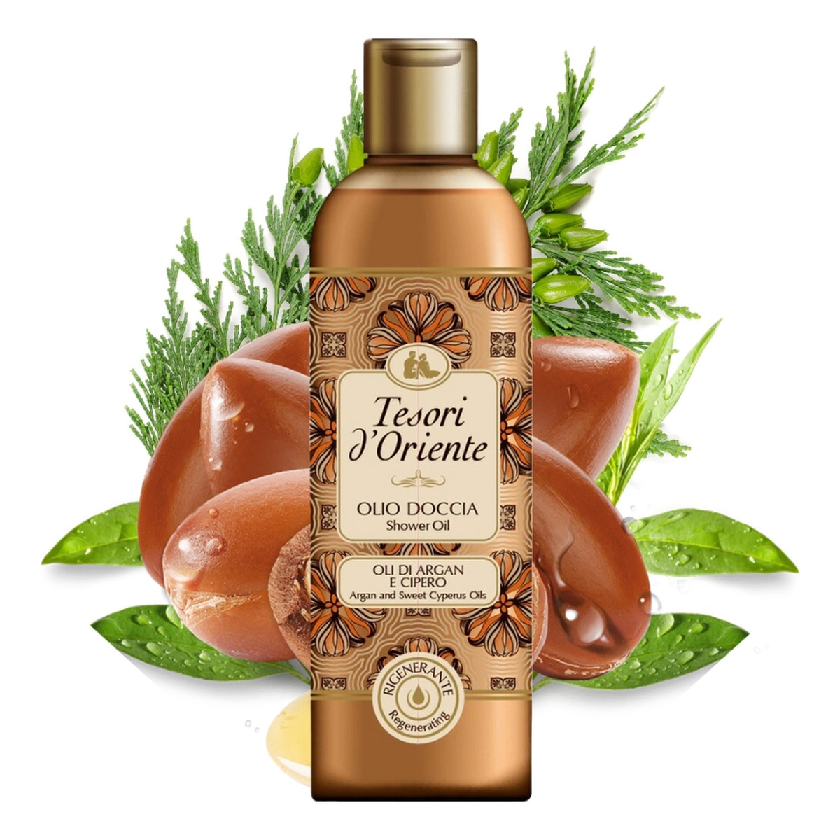 Tesori d'Oriente Argan & Cyperus Oils Olejek pod prysznic 250ml