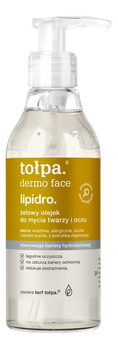 Lipidro Żelowy olejek do mycia twarzy i oczu