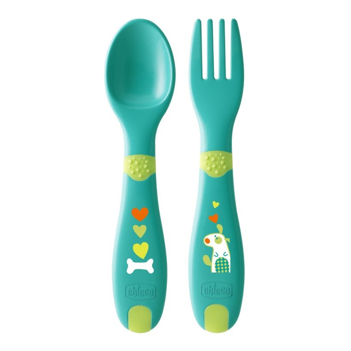 Chicco Pierwsze sztućce plastikowe 12m+