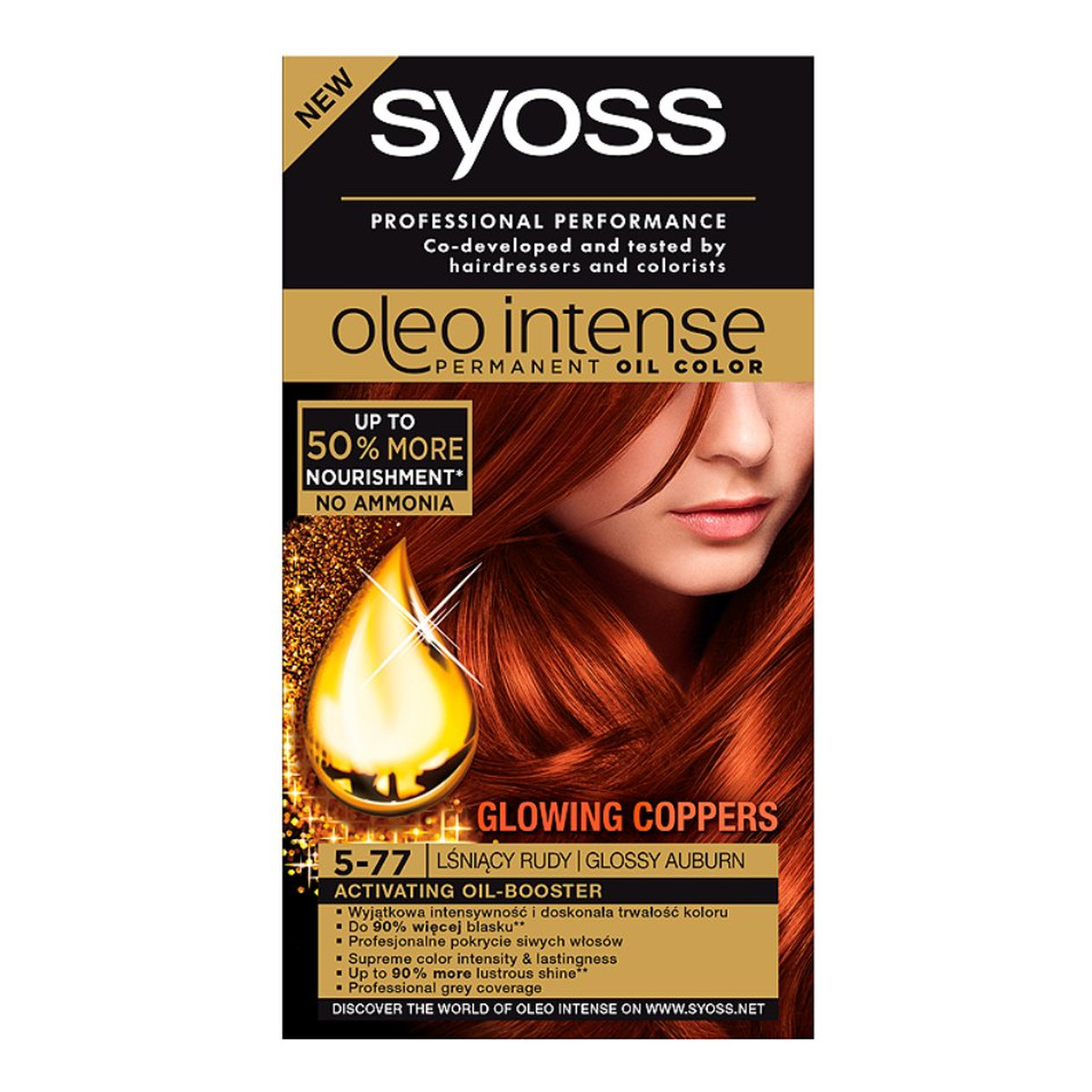 Syoss Oleo Intense Professional Performance Farba Do Włosów 115ml